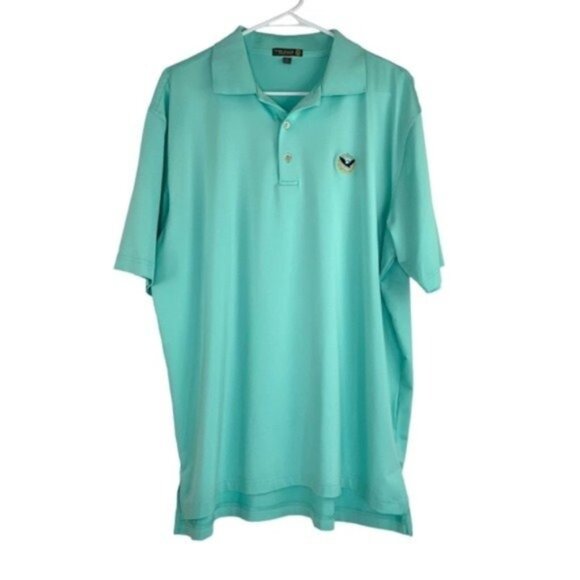 Peter Millar Summer Comfort Polo in Mint Green Short Sleeve Shirt Top - Picture 1 of 5